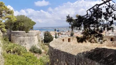 Uitzicht vanaf het fort van Rethymnon