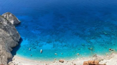 Zakynthos uitzicht op baai