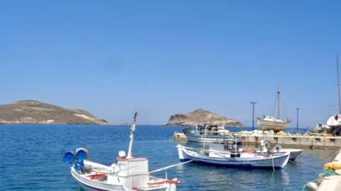 Bootje op Tinos