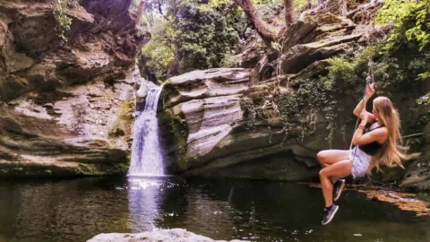 River Trekking in Andros