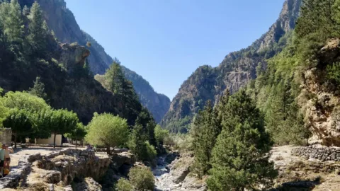 Uitzicht in de Samaria kloof