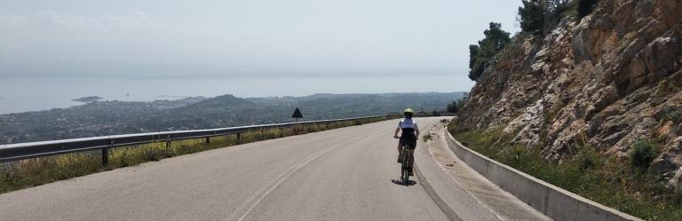 Evia: descending towards Eretria